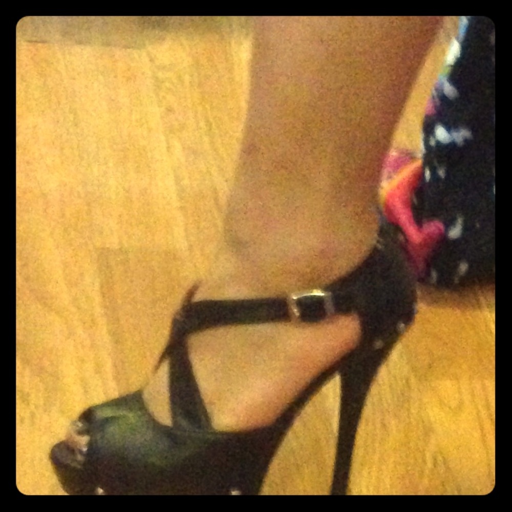 spiked heels